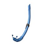 Cressi Corsica Silicone Snorkel Blue Metal - Αναπνευστήρας