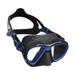 Cressi Quantum Silicone Mask Black/Frame Blue - Μάσκα