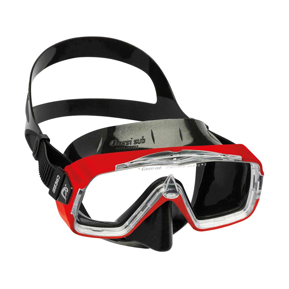 CRESSI-SIRENA-RED Cressi Sirena Silicone Mask Black/Frame Red - Μάσκα - Image 1
