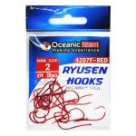 Oceanic Team 4207F RED Αγκίστρι Ryusen με παλέτα (20pcs)