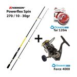 Combo Spinning Robinson Powerflex 270 10-30 + Oceanic Team Force 4000 + Nήμα Oceanic Team Tai 120m