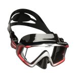 Cressi Liberty Triside Silicone Mask Black/Red/Sliver - Μάσκα