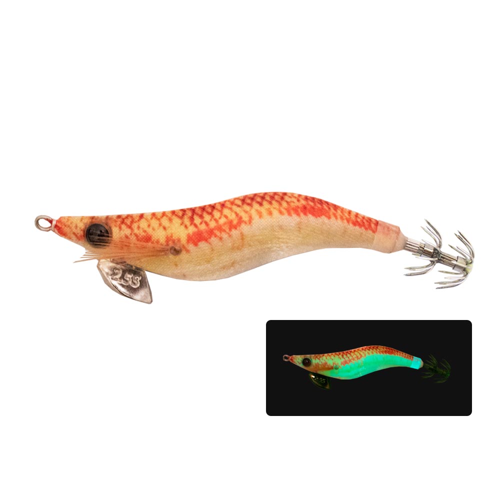 EGIDO REAL JERK RED MULLET GLOW Oceanic Team Καλαμαριέρες Egido Real Jerk Normal #2.5 - Image 5