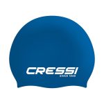 CRESSI Eddie Swim Cap Blue / White - Σκουφάκι σιλικόνης για κολύμβηση - Image 2
