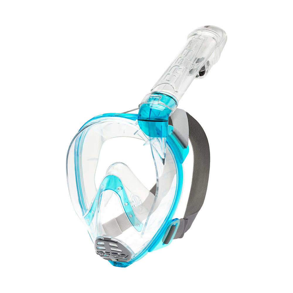 CRESSI-BARON-CLEAR-AQUAMARINE-1 Cressi Baron Full Face Mask Clear / Aquamarine - Image 1