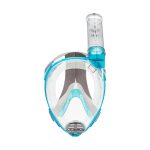 Cressi Baron Full Face Mask Clear / Aquamarine - Image 3