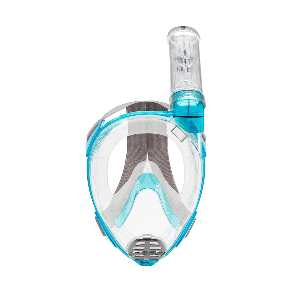 CRESSI-BARON-CLEAR-AQUAMARINE-2 Cressi Baron Full Face Mask Clear / Aquamarine - Image 3