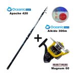 Combo Surf Casting Oceanic Apache 420 + Sensei Magnum 60 + Oceanic Aikido 300m