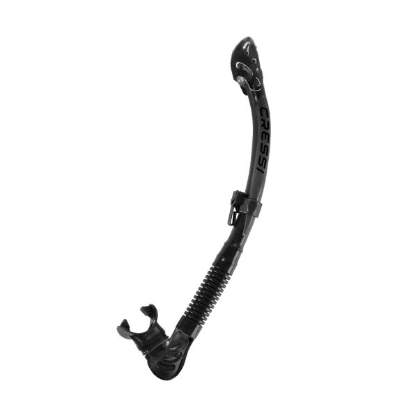 Cressi Alpha Ultra Dry Snorkel Black/Tube Black - Αναπνευστήρας