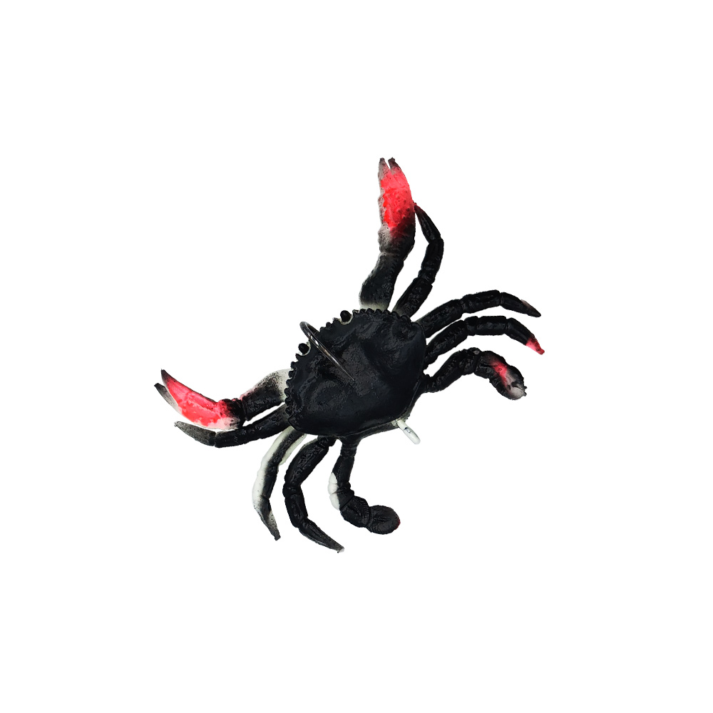 OCEANIC-TEAM-SILICONE-CRAB-BLACK Oceanic Team Silicone Crab - Χταποδιέρα Καβούρι - Image 3