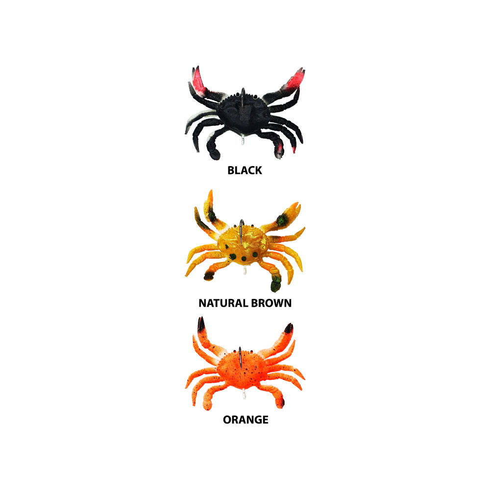 OCEANIC-TEAM-SILICONE-CRAB-COLORS Oceanic Team Silicone Crab - Χταποδιέρα Καβούρι - Image 2