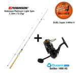 Combo LRF Robinson Platinum 2.10 5-15gr + Oceanic Dalibor 1000 + DUEL Super X-Wire 4