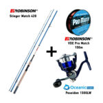 Combo Match Robinson Stinger Match 420 + Oceanic Team Poseidon 1500LW + Robinson Pro Match 150m