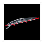 Duel Aile Magnet TG Minnow Slim Floating 145mm / 30gr - F1258 - Image 5