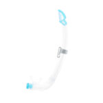Cressi Mexico Pro Snorkel Clear/Tube Aquamarine - Αναπνευστήρας
