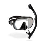 Cressi Musa + Scilla Combo Black - Σετ Μάσκα και Αναπνευστήρας
